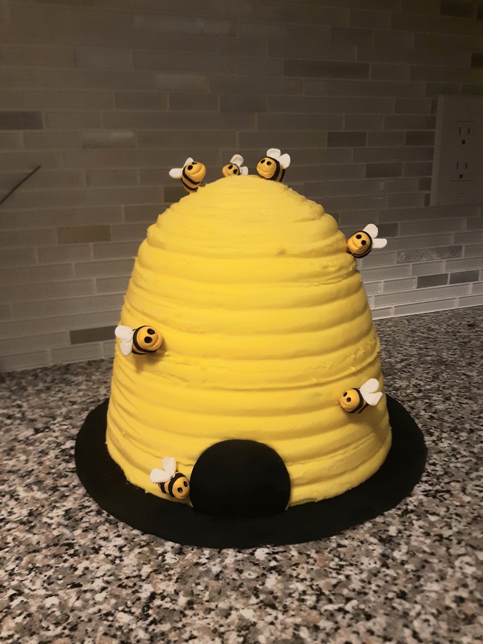 Bumble Bee Custom Cake- 6 Inch Buttercream