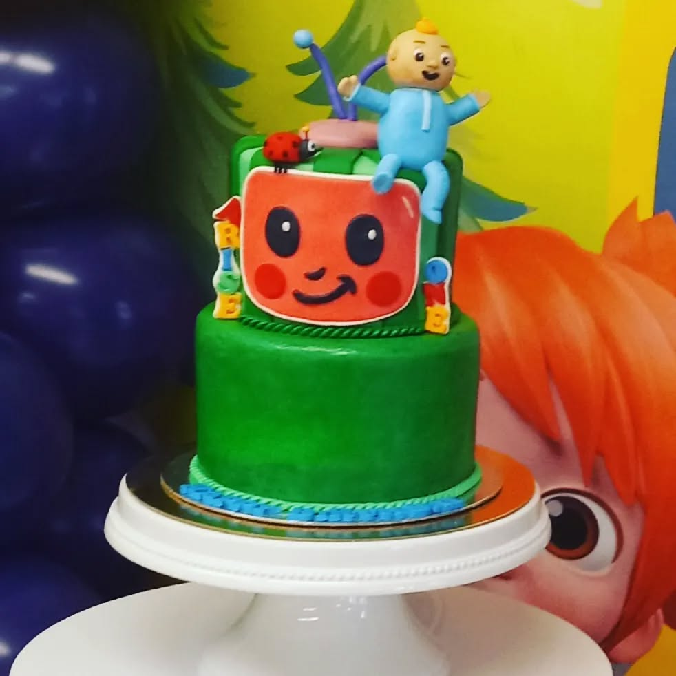 Custom Cocomelon Cake & Cupcake Set