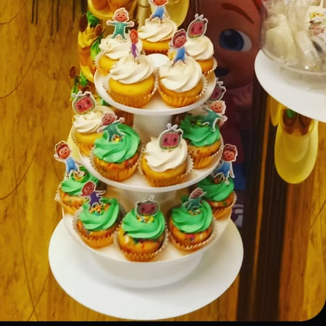 Custom Cocomelon Cake & Cupcake Set